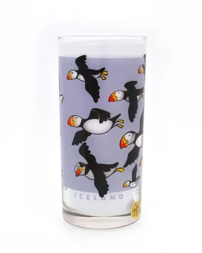 Trinkglas - Fliegende Papageientaucher - Puffins