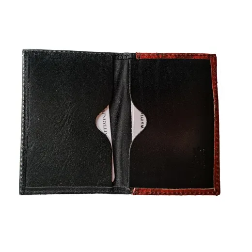 Leder Visitenkarten-Etui - Spjalda