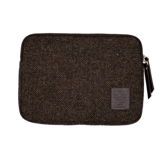 Schutzhülle für Tablet 13"/14" - Island Tweed - Braun-Schwarz