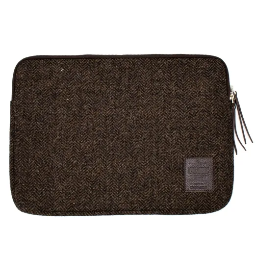 Schutzhülle für Tablet 15"/16" - Island Tweed - Braun-Schwarz