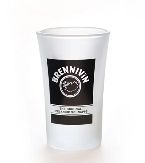 Schnapsglas - Brennivín - schwarzer Tod