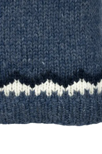 Herren Islandpullover - HSI-208 - Handgestrickt - blau