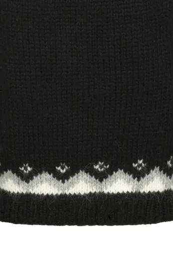 Herren Islandpullover - handgestrickt in Island - Lopapeysa schwarz