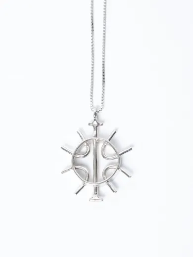 Galdrastafir - Silberkette mit Anhänger