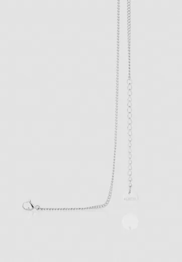 Isländische Halskette mit Bindrunenanhänger für Liebe – Edelstahl Charm