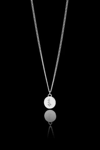 Isländische Halskette mit Bindrunenanhänger für Liebe – Edelstahl Charm