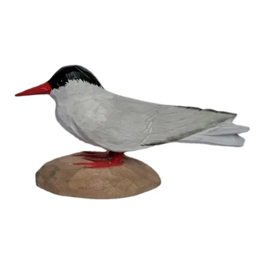 Isländischer Vogel - Küstenseeschwalbe Holzfigur