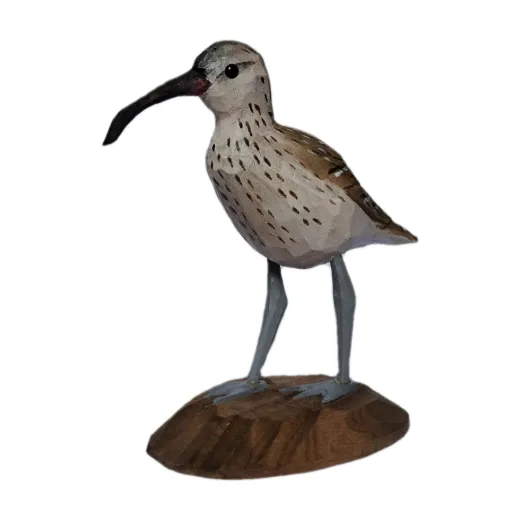 Isländischer Vogel - Regenbrachvogel Holzfigur