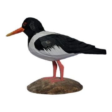 Isländischer Vogel - Austernfischer Holzfigur