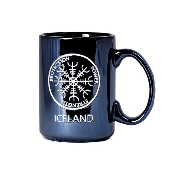 Keramikbecher - Helm der Ehrfurcht - Ægishjálmur Iceland