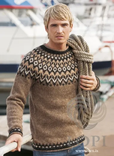 Strickmuster Islandpullover Riddari - Lopi 28-03