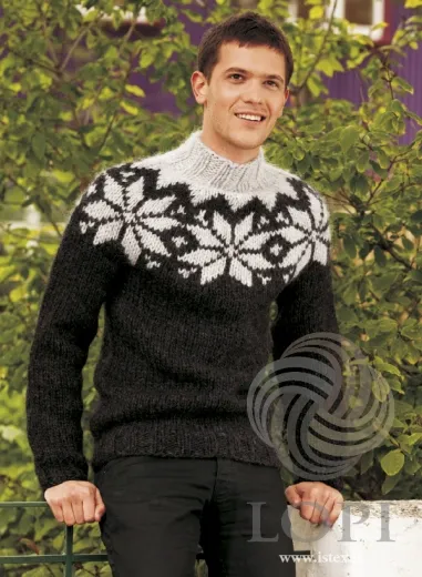 Strickmuster Islandpullover Stórstirni - Lopi 29-15