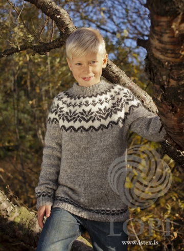 Kostenlose Strickanleitung Islandpullover Anniversary - Lopi 32-26 - Englisch