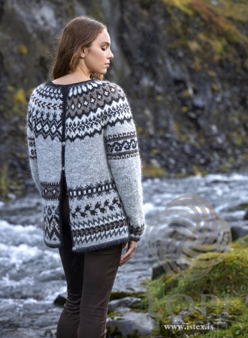 Strickanleitung Strickjacke - Ættarmót - þetta reddast - Lopi 39-06