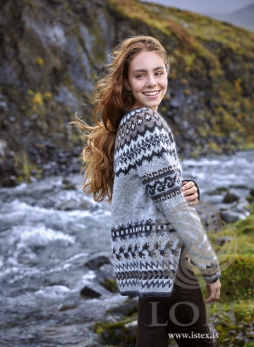 Strickanleitung Strickjacke - Ættarmót - þetta reddast - Lopi 39-06