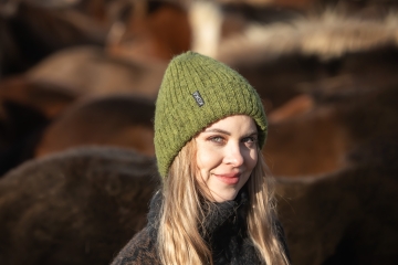 Fjallalopi Wollmütze - Ripp-Strickmütze - mehrere Farben