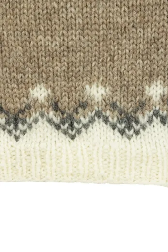 Schmaler XS Damen Islandpullover - handgestrickter Lopapeysa