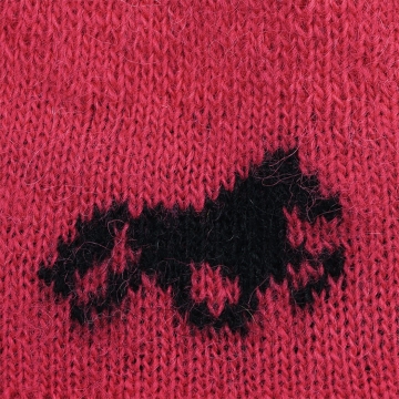 Wollmütze Islandpferde - One size - Pink