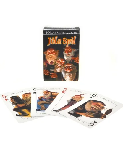 Spielkarten - Isländische Weihnachtsmänner