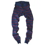 Herren / Damen - Lange Unterhose - Wolle - Blau / Rot