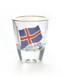 Schnapsglas - Island-Fahne - Iceland