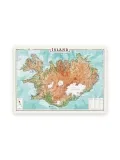 Postkarte - Historische Vintage Island Karte