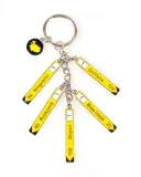 Schlüsselanhänger - Straßenschilder des Golden Circle