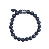 Armband - Raben-Stein - Hrafn - schwarz