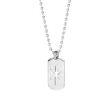 Edelstahl Kette mit Anhänger - Stärke