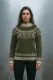 Islandpullover - Handgestrickt in Island - Grün