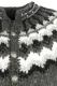 Isländischer Cardigan - Handgestrickt - grau
