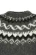 Damen Islandpullover - Handgestrickt - dunkel-grau