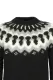 Damen Islandpullover - handgestrickt in Island - Lopapeysa schwarz