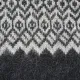 Herren / Damen Pullover Islandwolle - schwarz / weiß