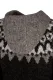 Isländische Kapuzenstrickjacke - Handgestrickt - HSI-262 - schwarz