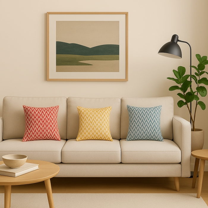 Kissenbezug - 100% Wolle - 45 x 45 cm