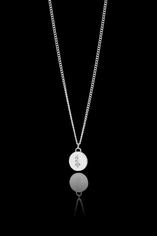 Isländische Halskette mit Bindrunenanhänger für Liebe – Edelstahl Charm