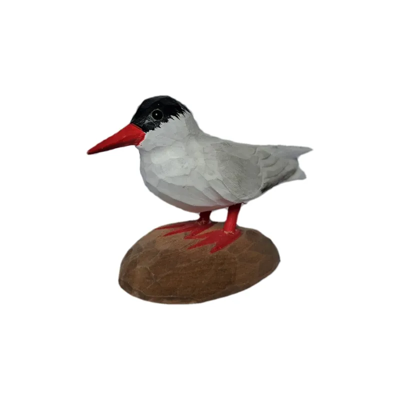 Isländischer Vogel - Küstenseeschwalbe Holzfigur