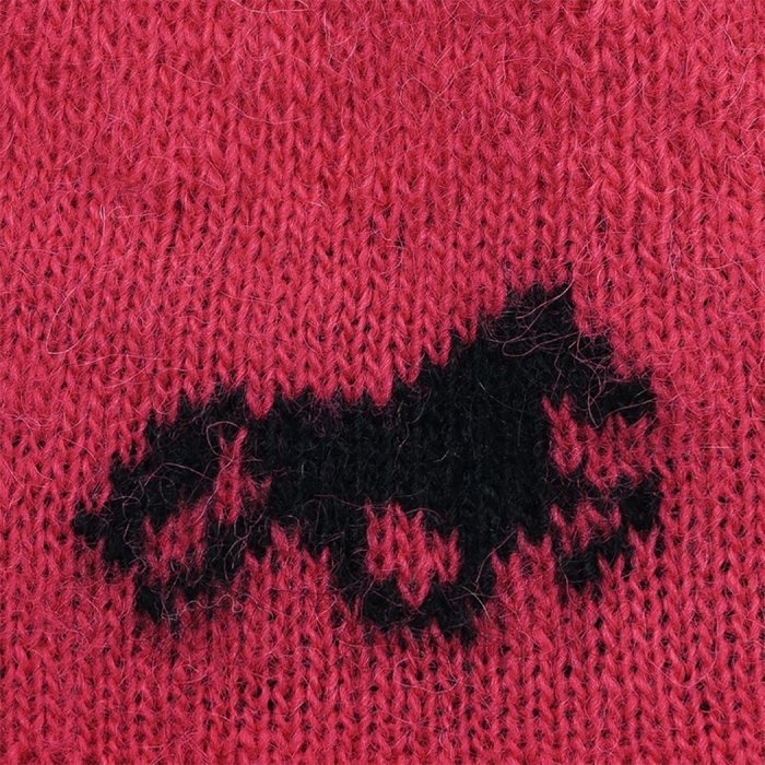 Wollmütze Islandpferde - One size - Pink