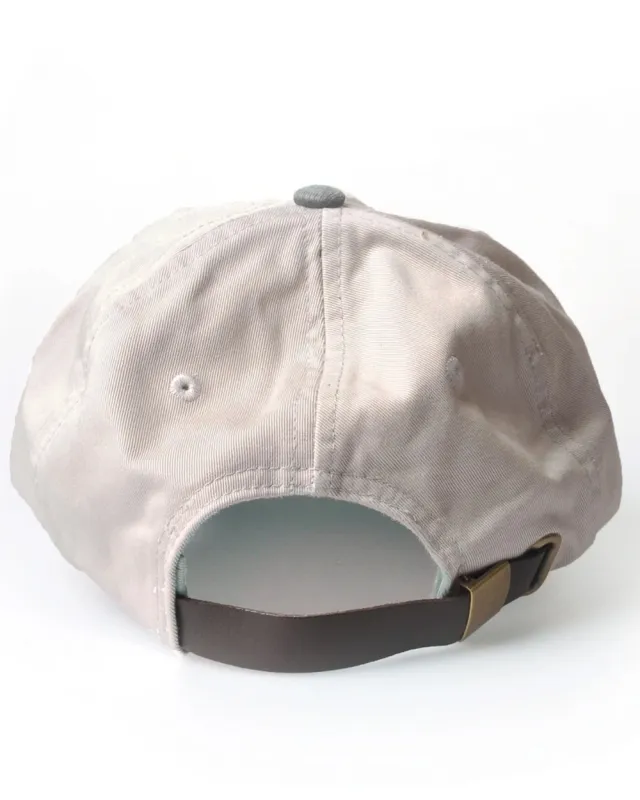 Basecap - Walbeobachtung in Island - beige-grau