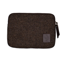 Schutzhülle für Tablet 13"/14" - Island Tweed - Braun-Schwarz