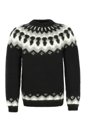 Langer Herren Islandpullover - Handgestrickt - A = 79 cm, B = 58 cm, C = 55 cm