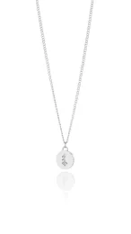 Isländische Halskette mit Bindrunenanhänger für Liebe – Edelstahl Charm