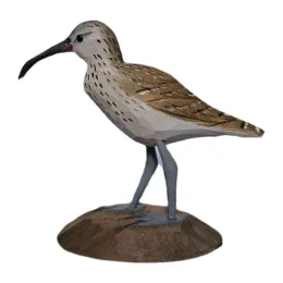Isländischer Vogel - Regenbrachvogel Holzfigur