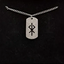 Edelstahl Kette mit Anhänger - Herz - sandgestrahlt