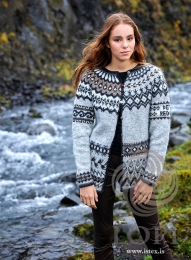 Strickanleitung Strickjacke - Ættarmót - þetta reddast - Lopi 39-06