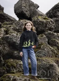 Strickanleitung Kinder-Islandpullover - Strickmuster Logi - Lopi 41-04