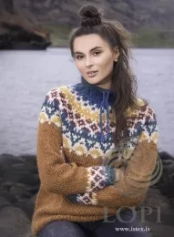 Strickanleitung Damen Islandpullover - Strickmuster Vestur - Lopi 41-06