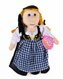 Isländische Puppe - Frau in Nationaltracht - 24 cm