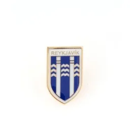 Anstecker - Pin - Stadtwappen von Reykjavik